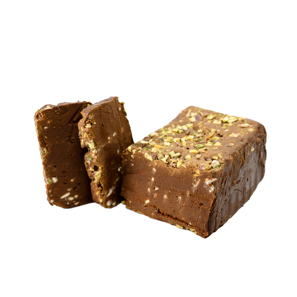 Pisztáciával dúsított omlós karamella